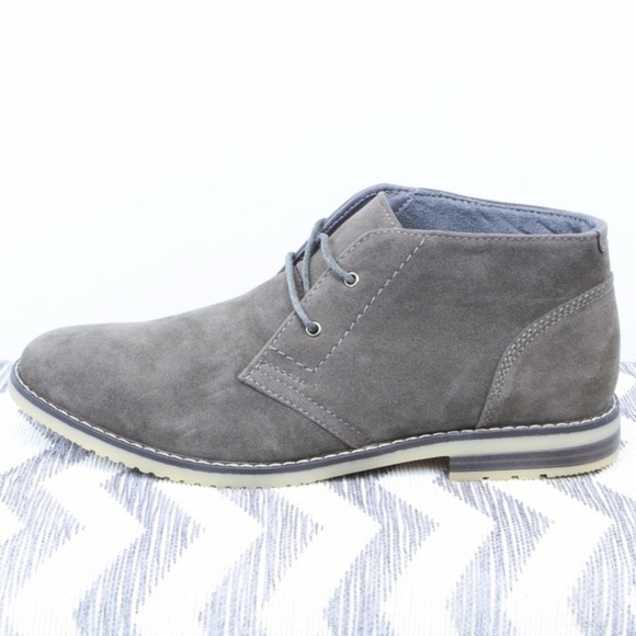 Mens "Andre" Casual Suede Leather Chukka Boots - Picture 2 of 6